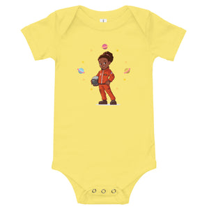 Girls' Astronaut Short-Sleeve Bodysuit