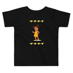 Load image into Gallery viewer, Girls&#39; Toddler Yellow Hearts T-Shirt
