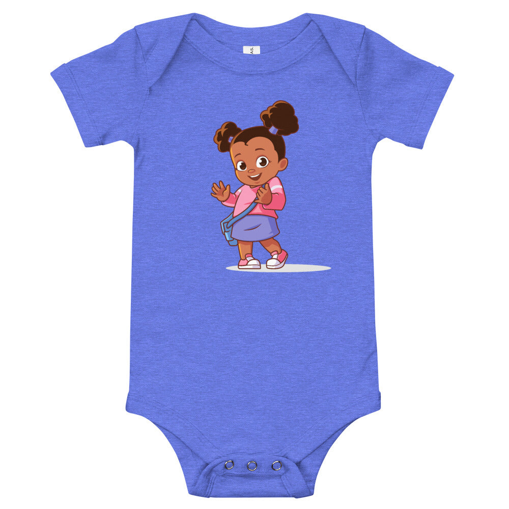 Girls' Short-Sleeve Bodysuit