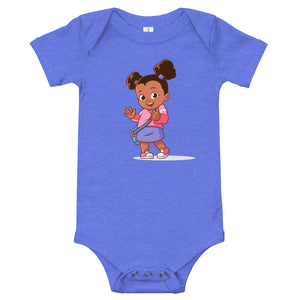 Girls' Short-Sleeve Bodysuit