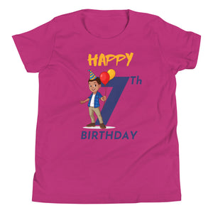 Boys' Youth 7th Birthday T-Shirt